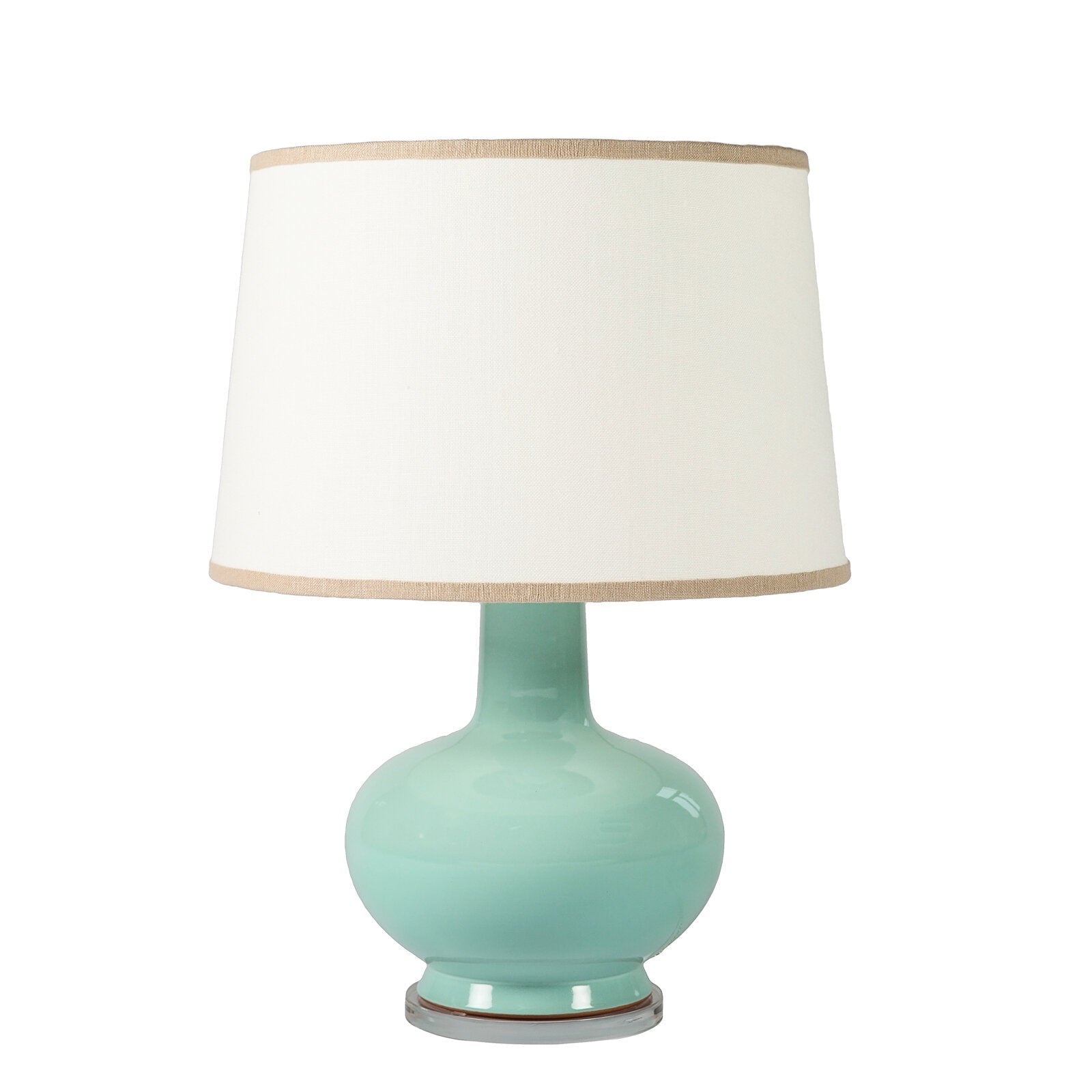 Sky blue table shop lamp