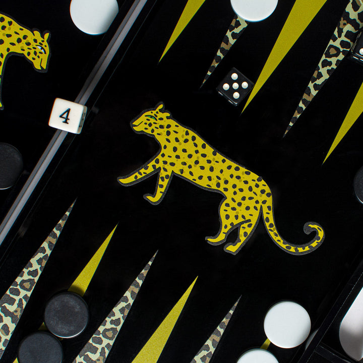 Leopard Acrylic Backgammon
