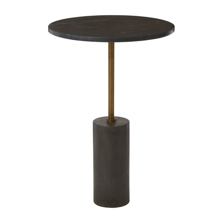 Lily Black Marble Side Table