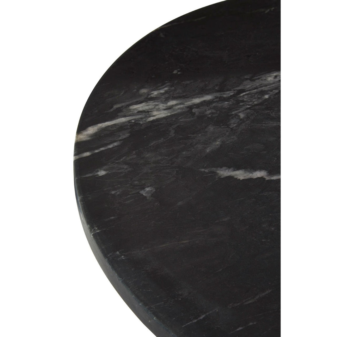 Lily Black Marble Side Table
