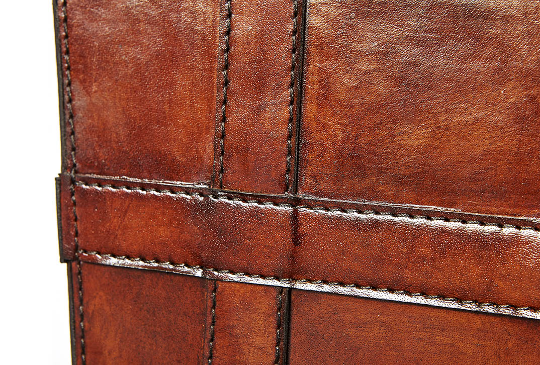 Marlborough Leather Storage Basket