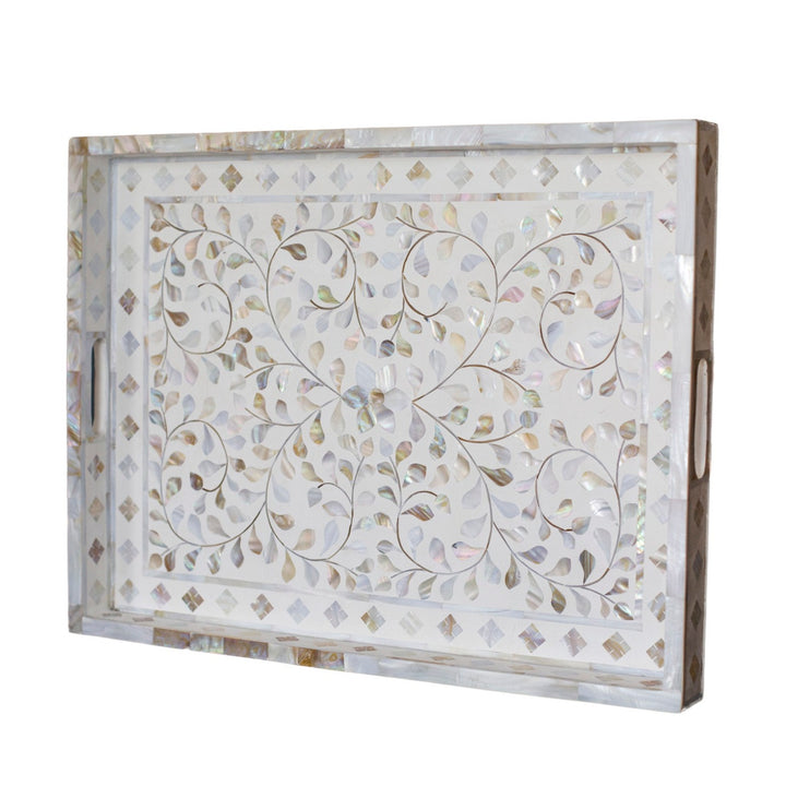 Mother of Pearl Moroccan Floral Tray
