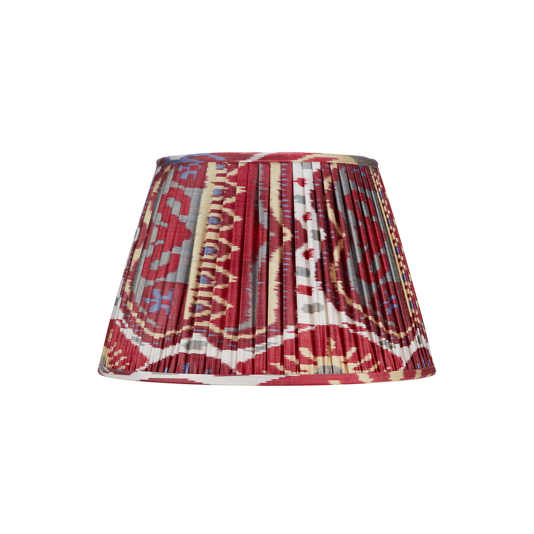 Multicoloured Silk Ikat Lampshade