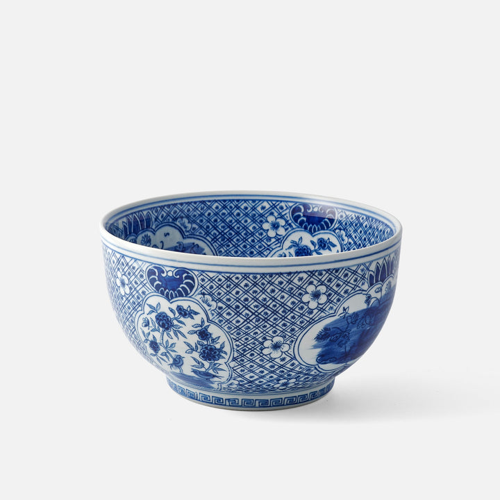 Blue & White Decorated Bowl
