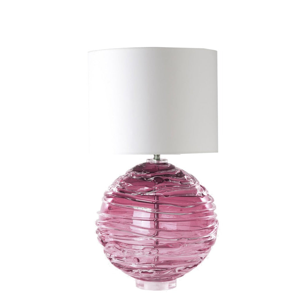 Nerys Crystal Table Lamp - Ruby