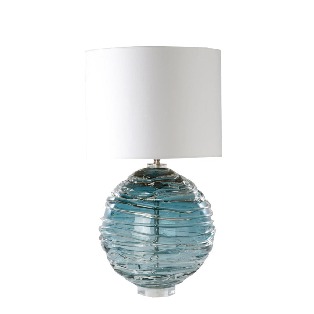 Nerys Crystal Table Lamp - Turquoise