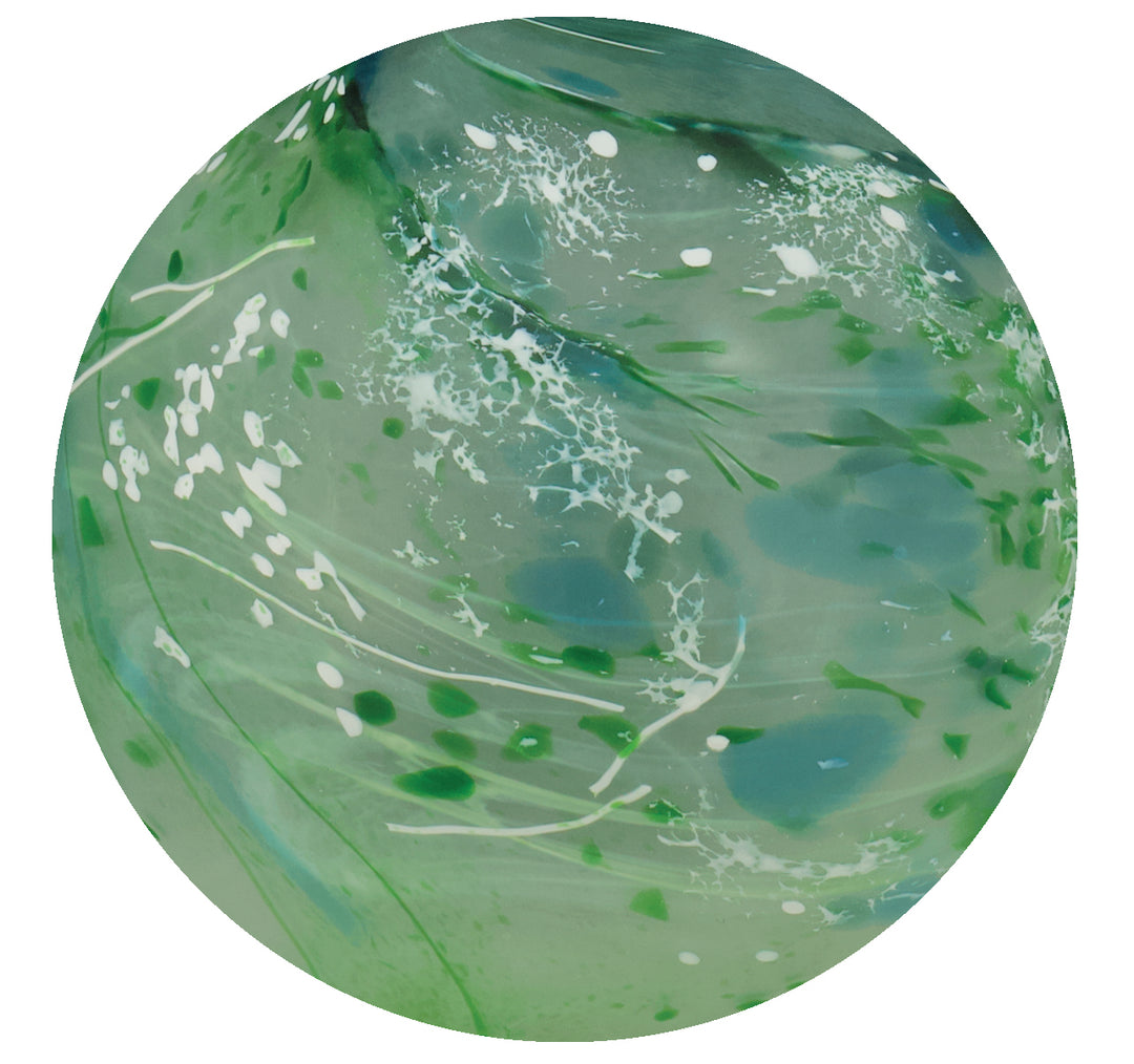 Nyla Crystal Glass Table Lamp - Sea Green