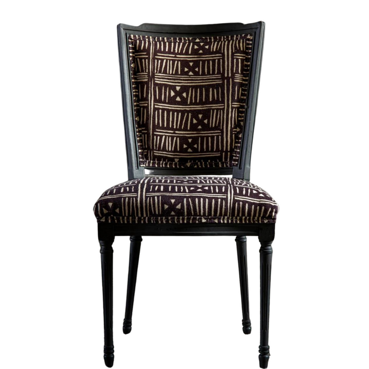 Provence Dining Chair - Bogolanfini Linen