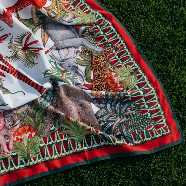 Palm Parade Square Tablecloth | Ardmore Design