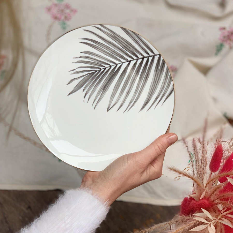 Palm Side Plate | Sasha Tugolukova Ceramics