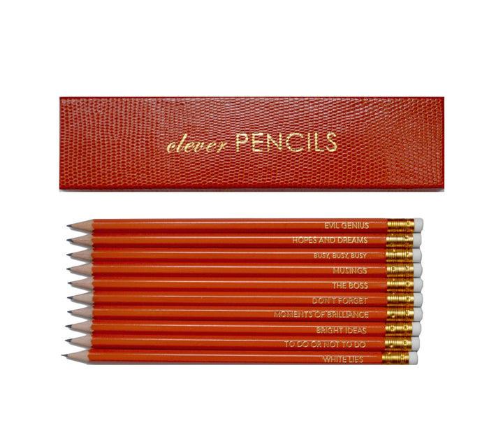 Pencil Set "Clever Pencils" - Orange