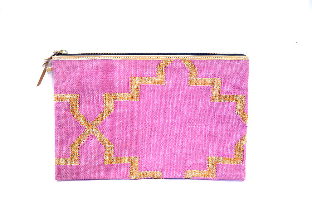Pink and Bling Clutch
