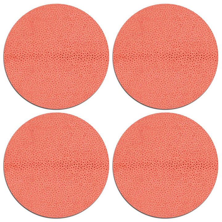 Coral Shagreen Placemats - Decoralist