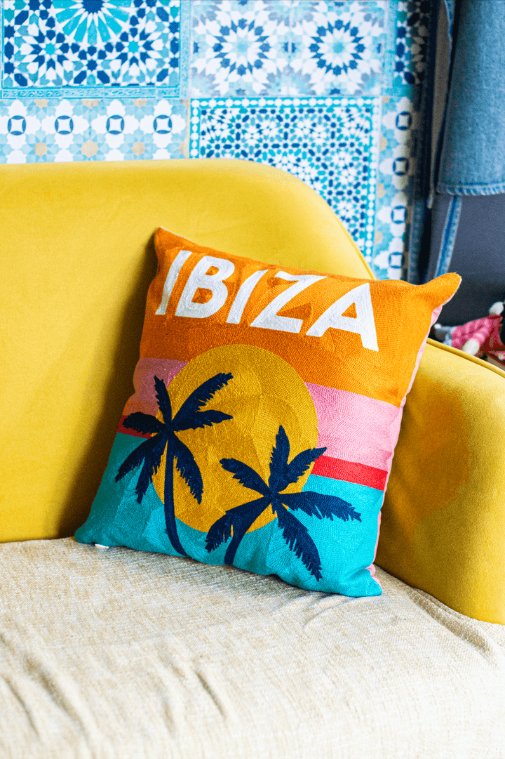 Ibiza Needlepoint Cushion