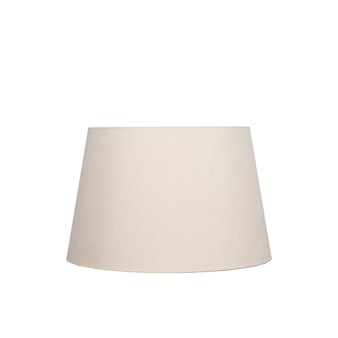Cream Stretched Silk Lampshade