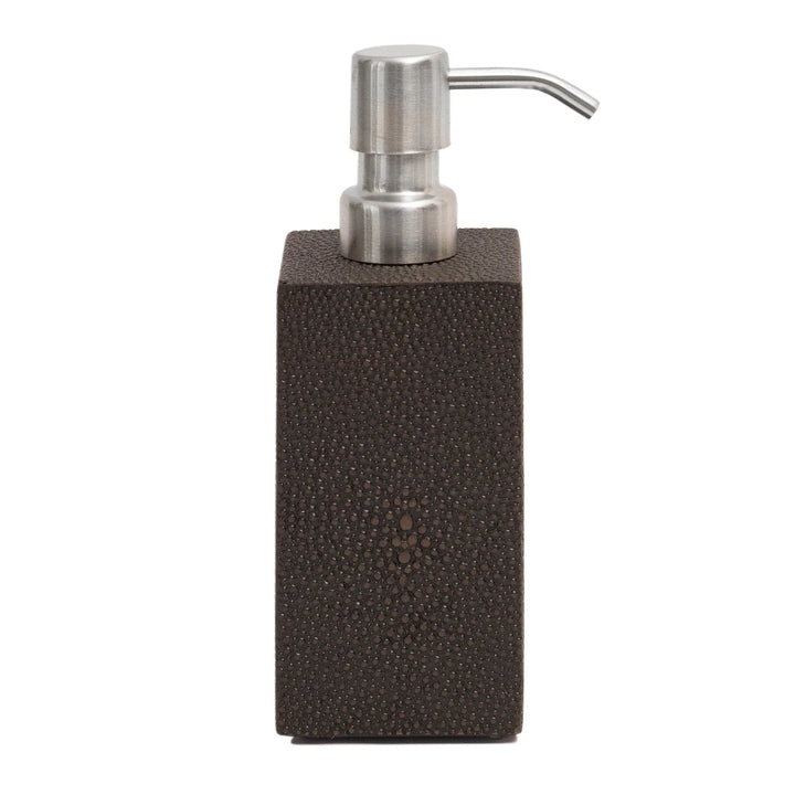 Chelsea Soap Dispenser - Chocolate Shagreen