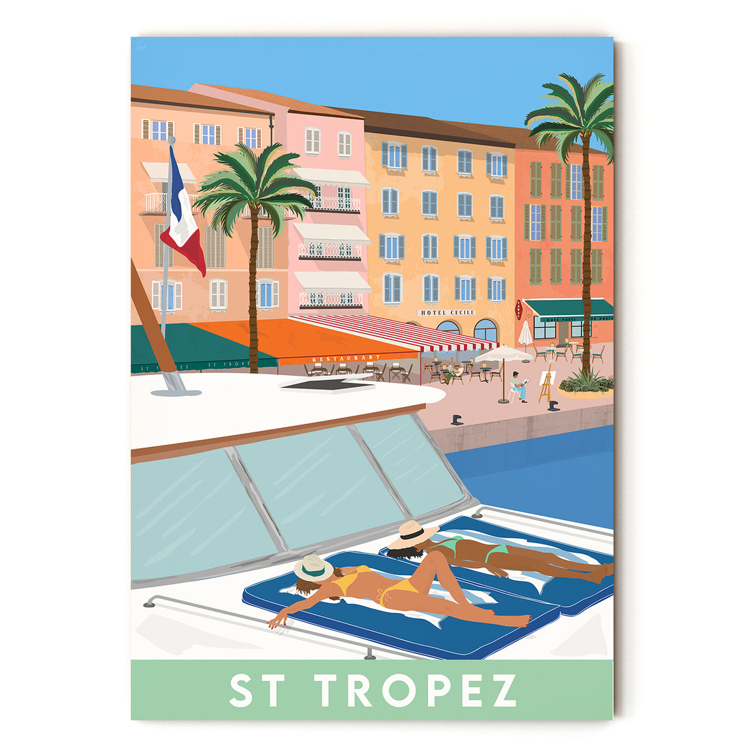 St Tropez, France - Fine Art Print