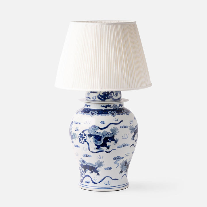 Kylian Blue & White Table Lamp