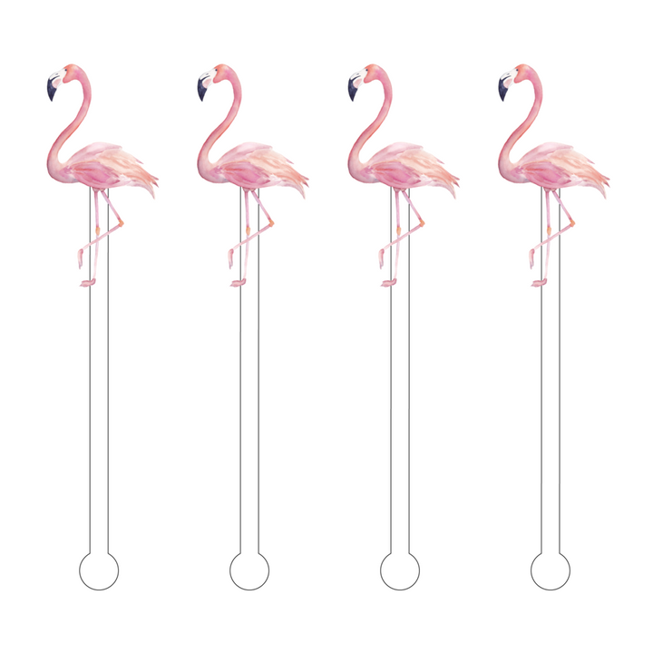 Fancy Feet Flamingo Stir Sticks