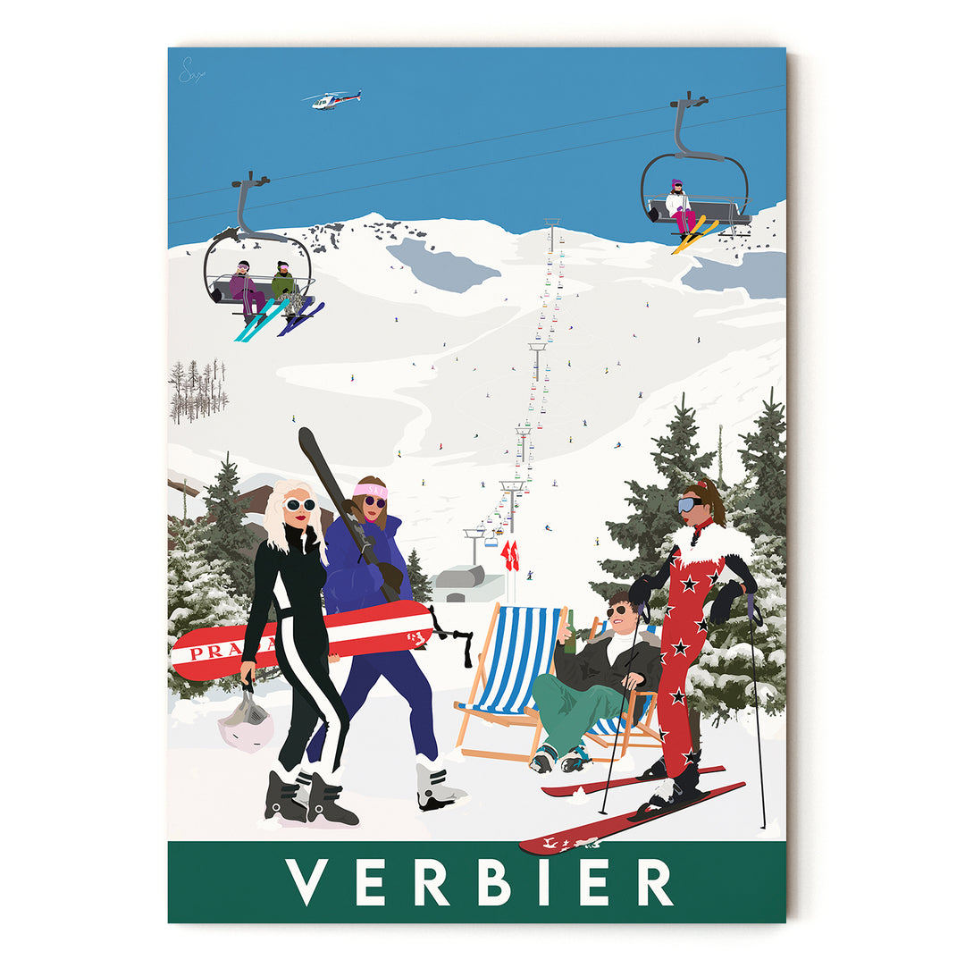 Verbier, Switzerland - Fine Art Print
