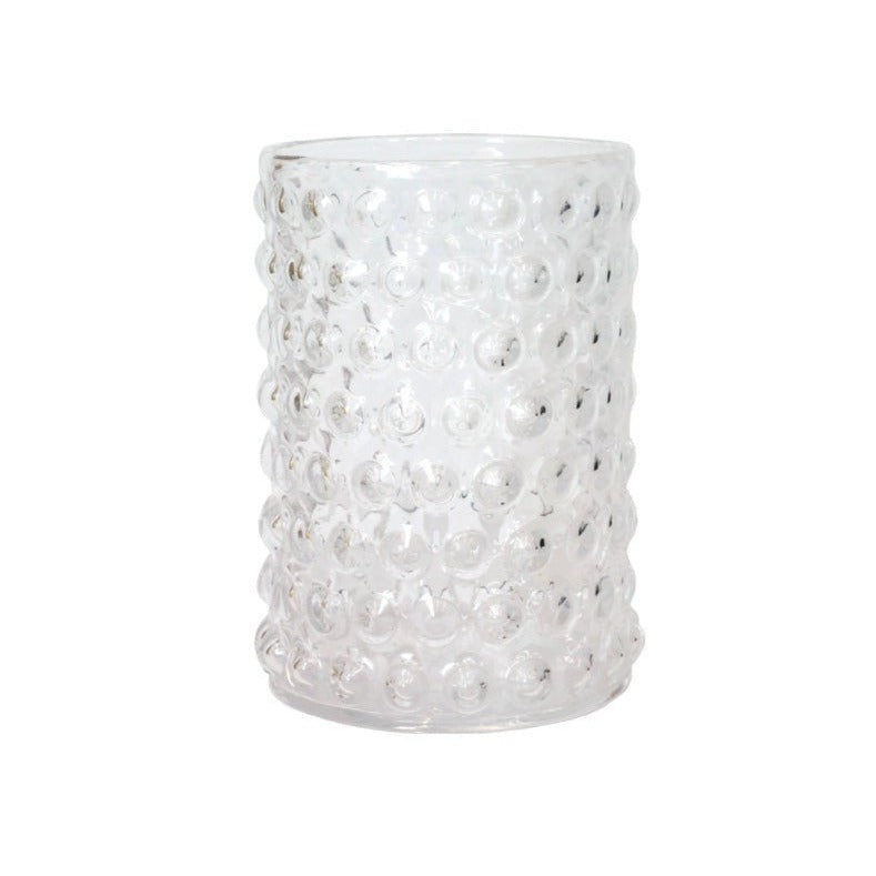 Clear Glass Bubble Vase