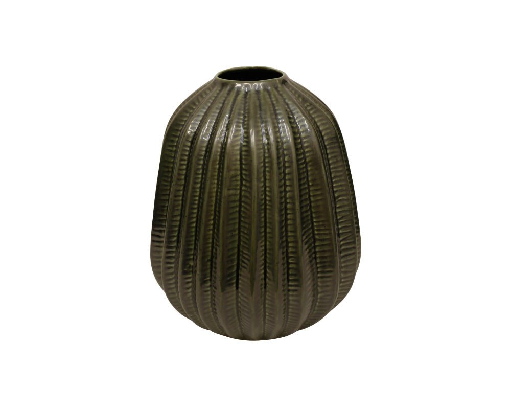 Shido Vase - Dark Green