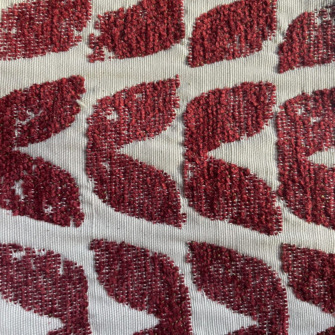 Warnborough Red Fabric Upholstered Club Chair Fabric | Decoralist.com