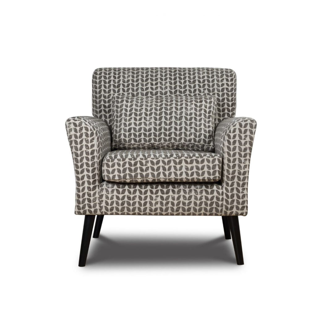 Warnborough Grey Upholstered Club Chair | Decoralist.com