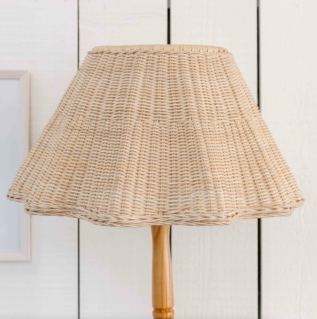 Wave Rattan Lampshade Large