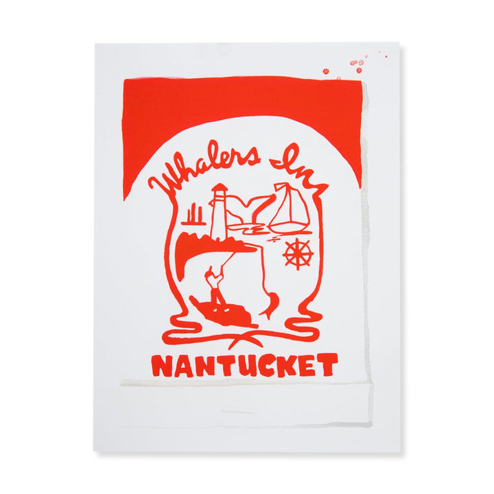 Nantucket Matchbook Watercolour Print