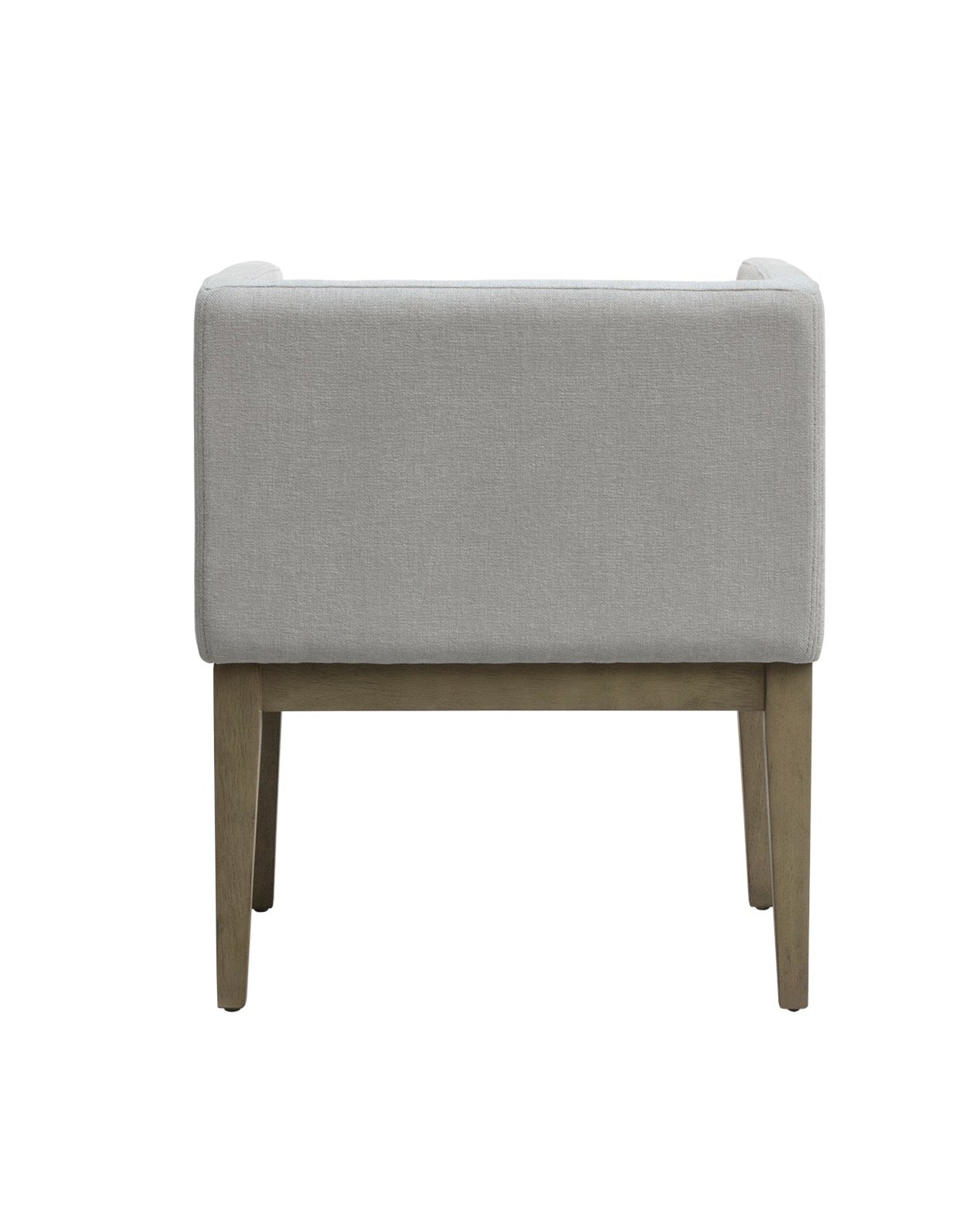 Wolford Clay Grey Chenille Dining Chair Decoralist