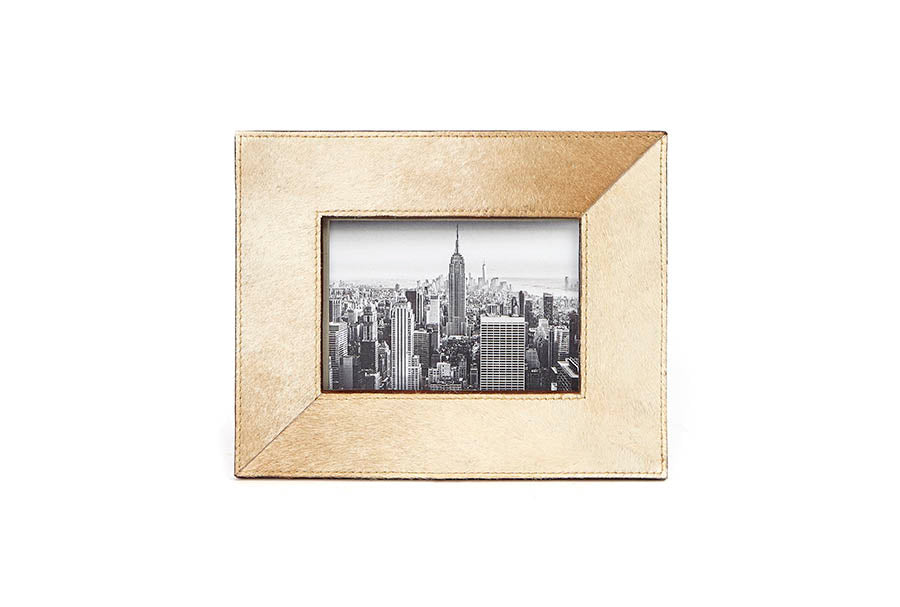 Wymondham Tan Cowhide Photo Frame