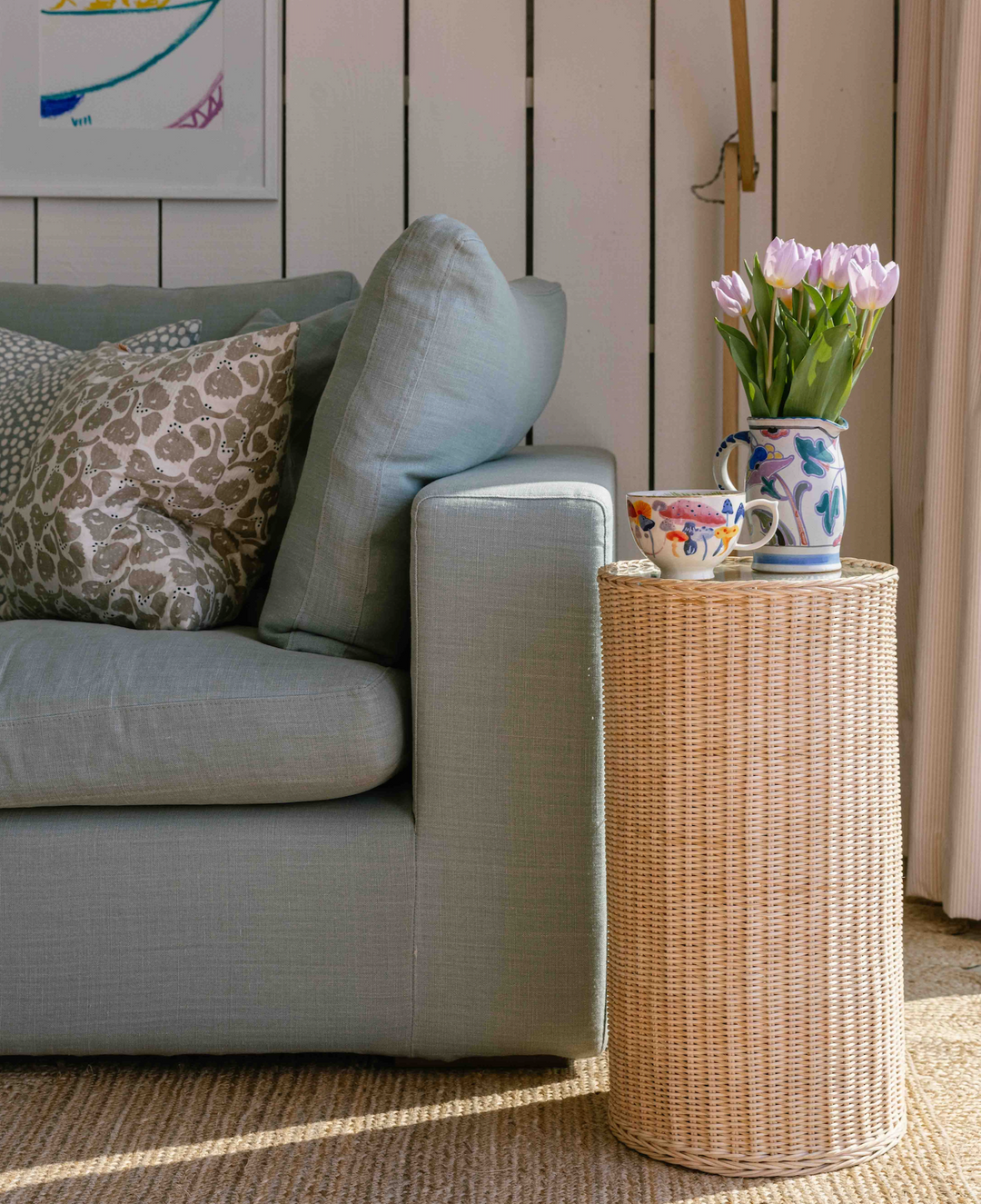 Zenith Round Rattan Side Table