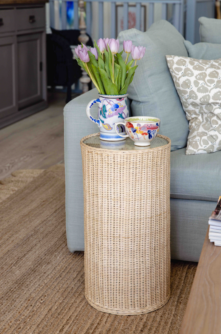 Zenith Round Rattan Side Table