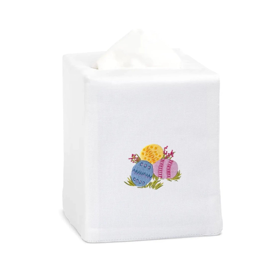 Easter Eggs Embroidered Tissue Box Cover