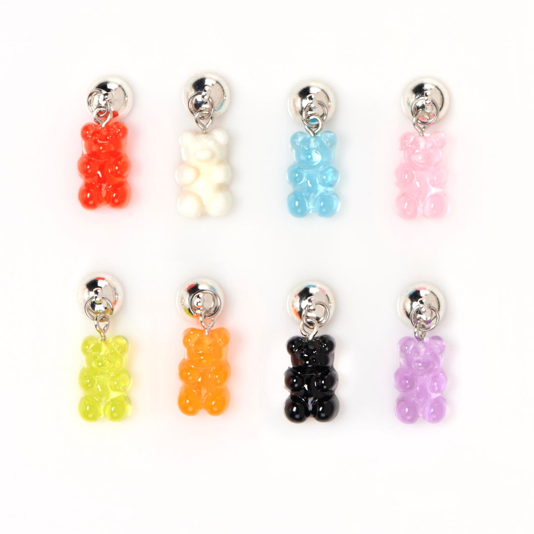 Gummy Bears Magnetic Wine Glass Charms - Set of 8