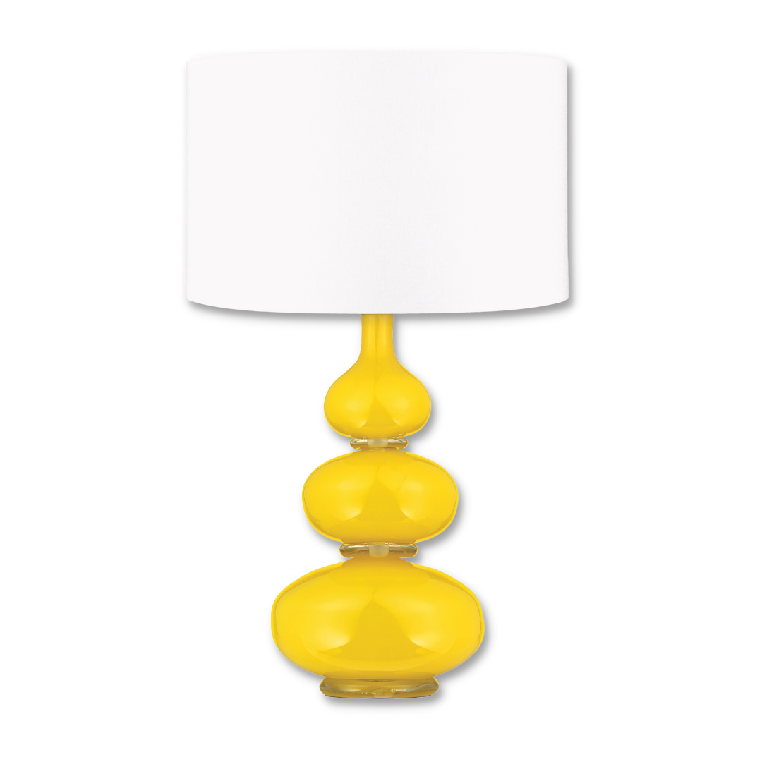 Aragoa Crystal Glass Table Lamp - Citron
