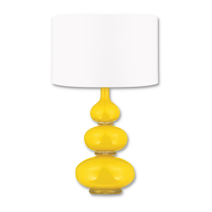 Aragoa Crystal Glass Table Lamp - Citron