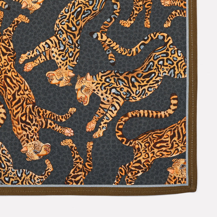 Cheetah King Napkins in Night | Ardmore Design
