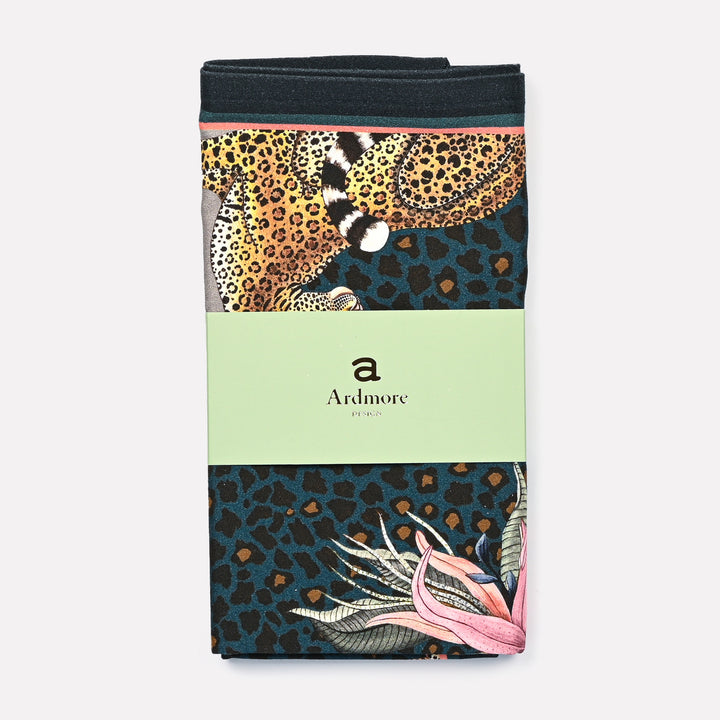 Leopard Lily Napkins in Starry Night - Pair