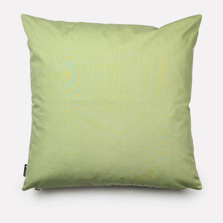Lovebird Leopards Cotton Cushion Cover in Parakeet | Ardmore Design