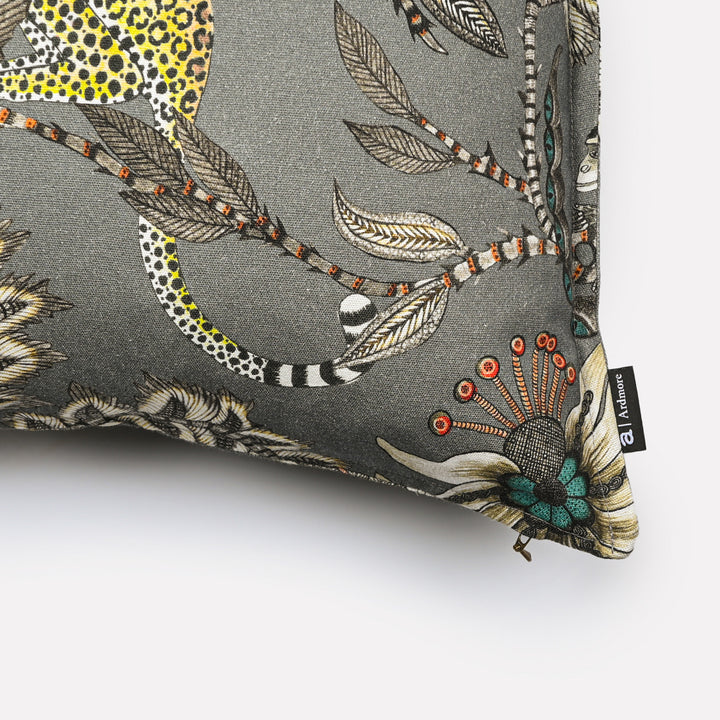 Monkey Bean Linen Cushion Cover in Ash | Ardmore Design