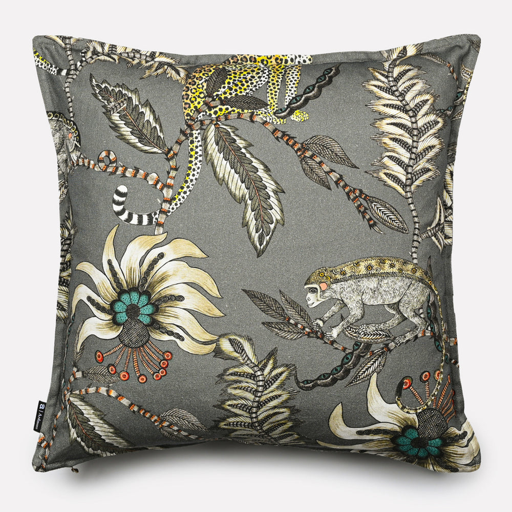 Monkey Bean Linen Cushion Cover in Ash | Ardmore Design