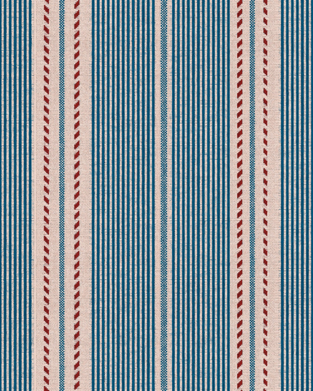 Berber Stripes Wallpaper - Blue