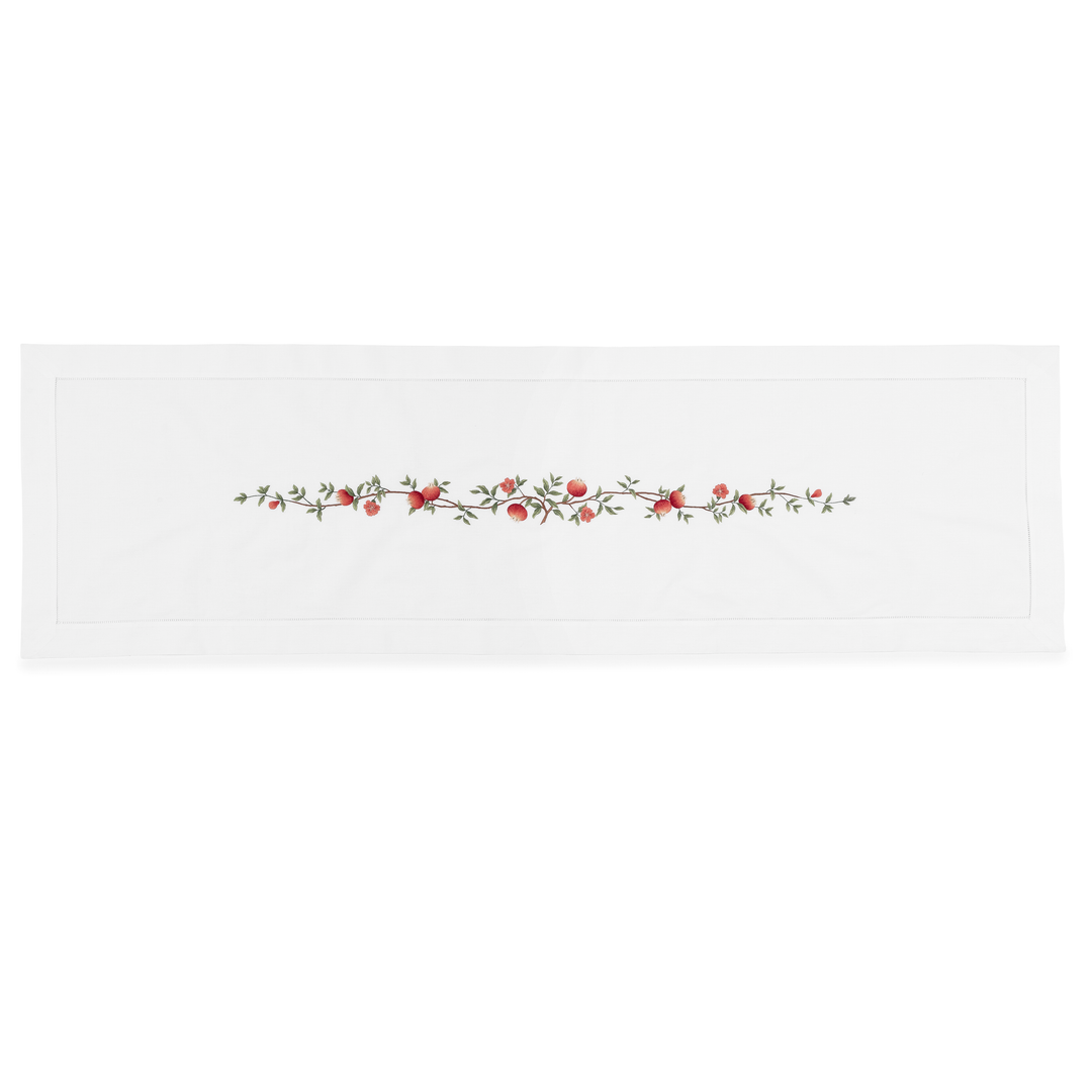 Pomegranates Embroidered Table Runner