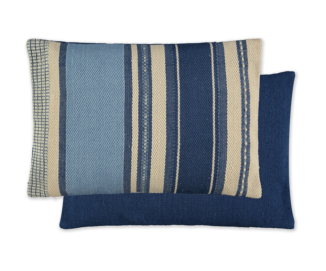 Chiquito Denim Striped Outdoor Cushion