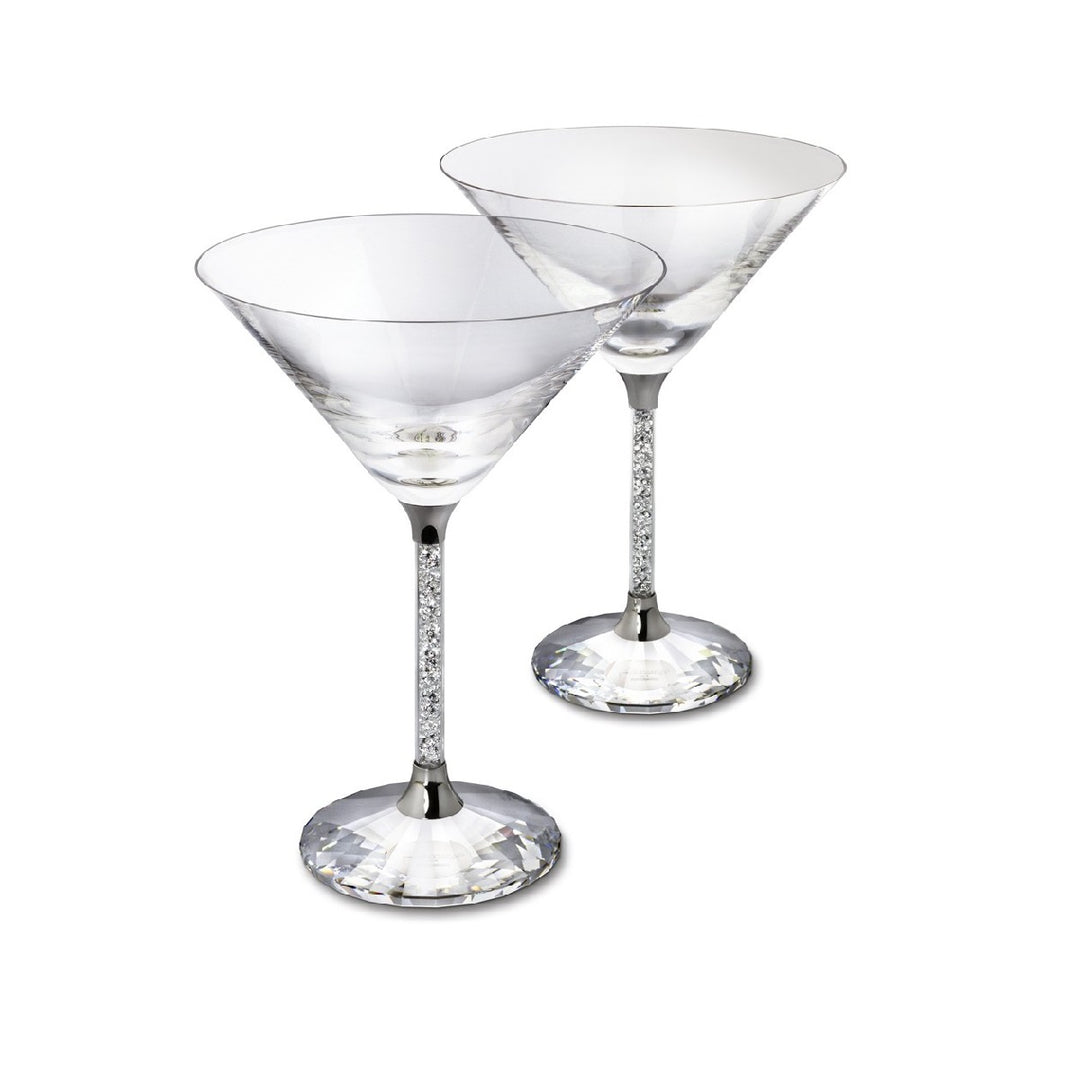 Swarovski Crystal Cocktail Glasses - Pair