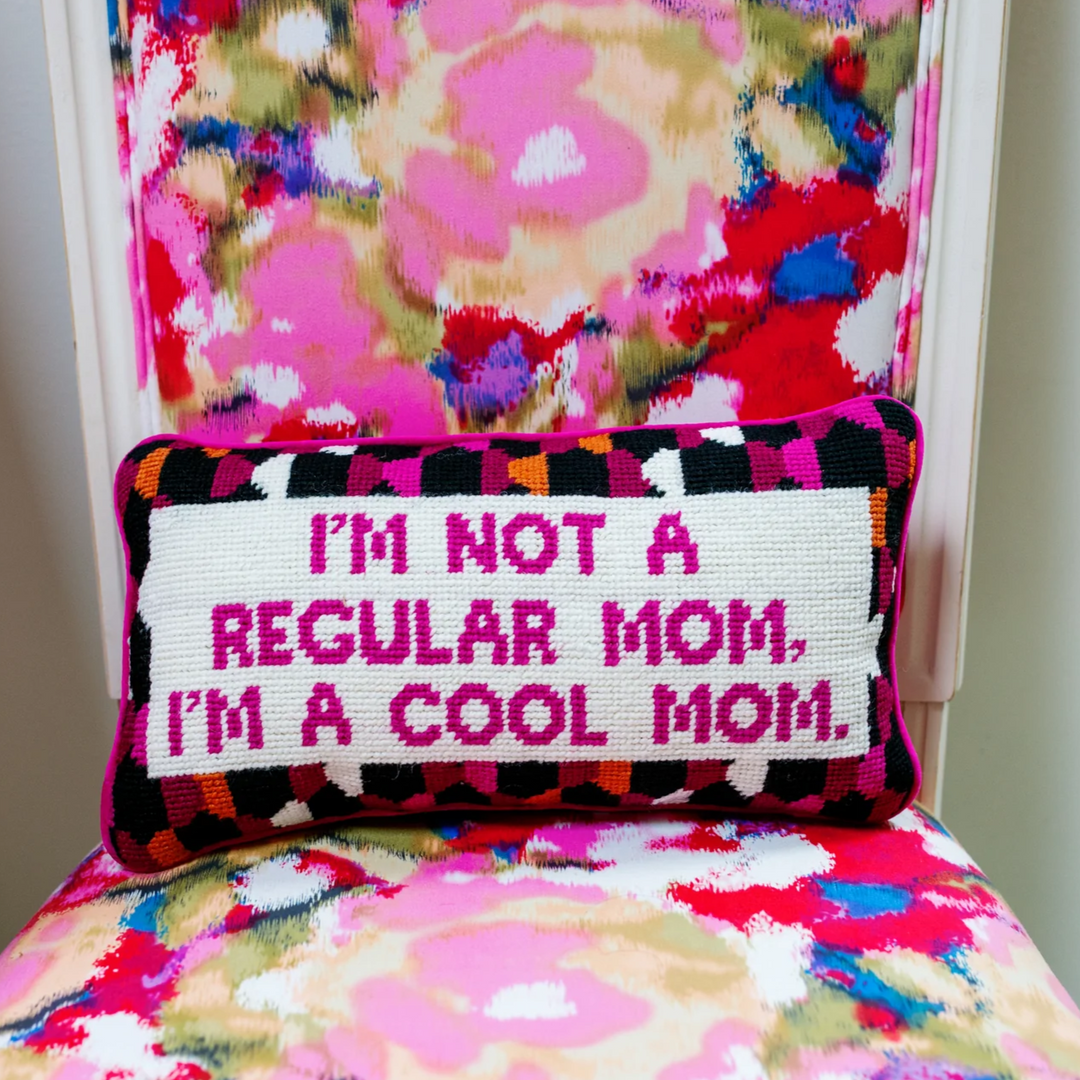 Cool Mom Needlepoint Cushion