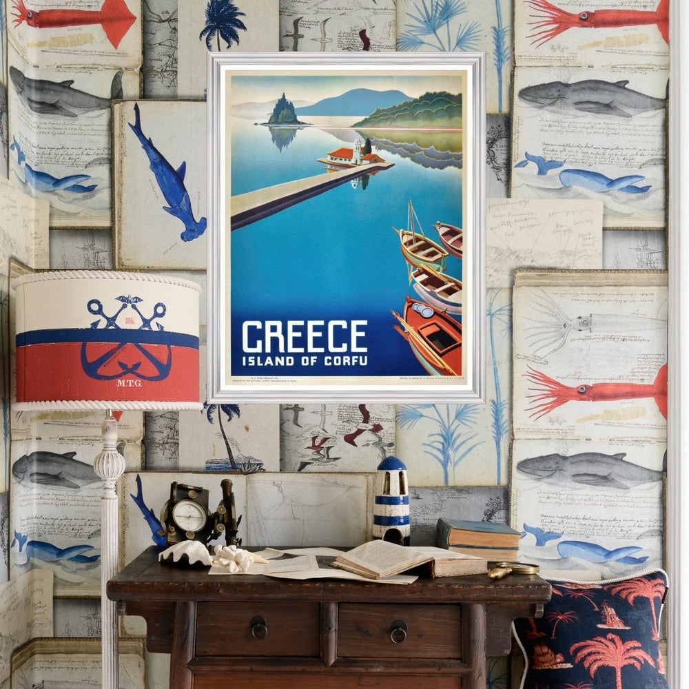 Corfu Travel Poster