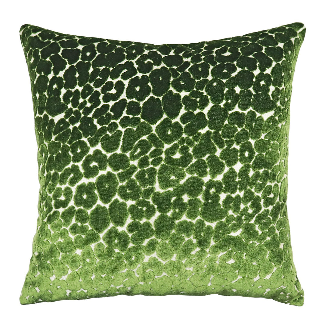 Madison Parsley Green Leopard Print Cushion